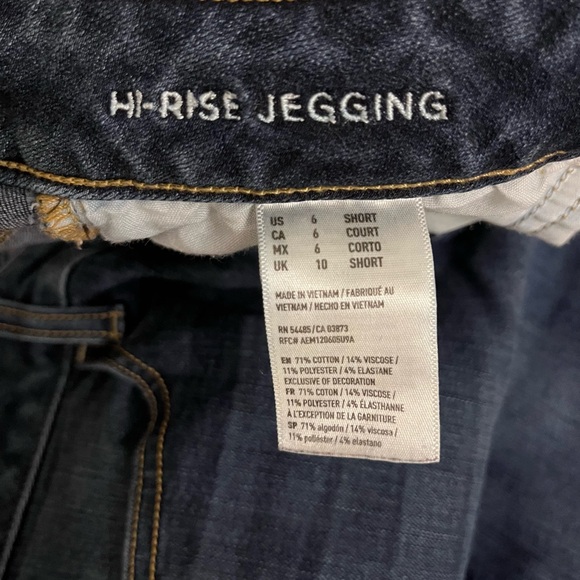 American Eagle Outfitters Women's Dark Blue Skinny Jeans - Picture 4 of 4